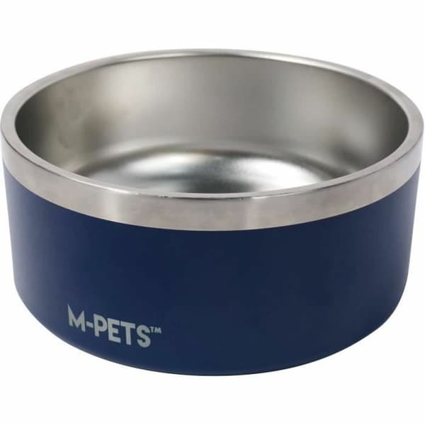 Hundmatare MPETS ESKIMO Metall Rostfritt stål Blå Slirsäker 2 L