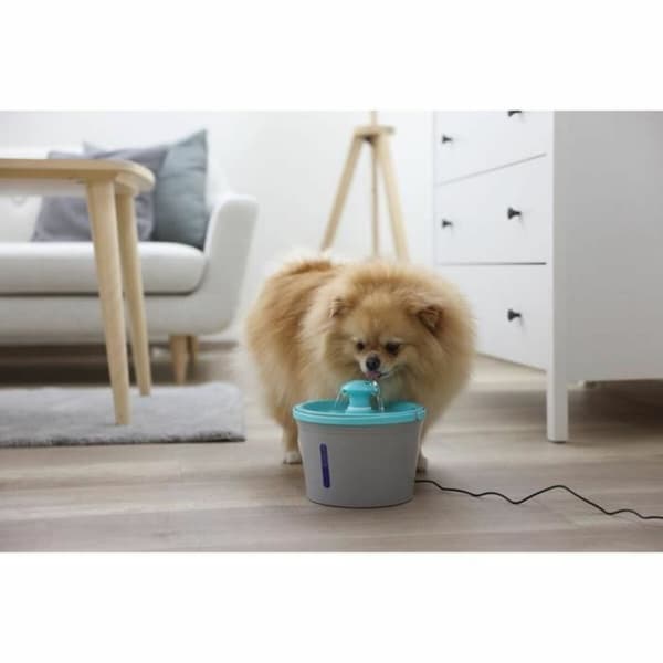 Fontän för husdjur Kerbl Blå Grå Plast 1,6 L