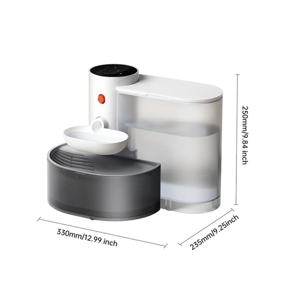 3L kapacitet, genopladeligt batteri, LCD-skærm,Vanddispenser