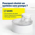 Miniatyrbild 3 av 6: Fontän för husdjur PetSafe Vit
