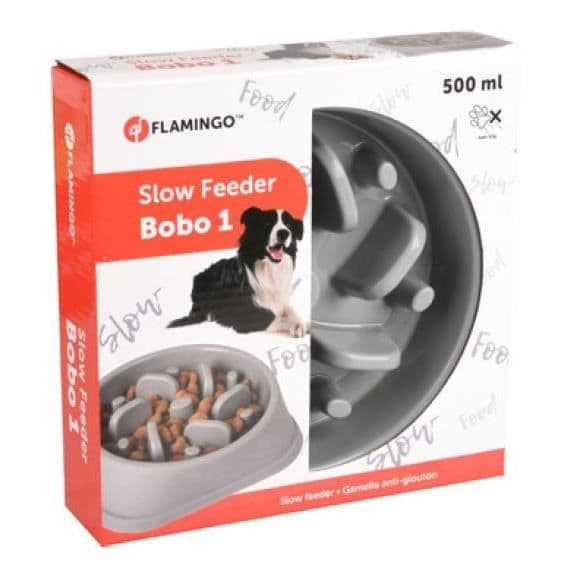 Antifrossande skål - FLAMINGO - BOBO 1 - 500 ML - Ø 17 cm - Grå