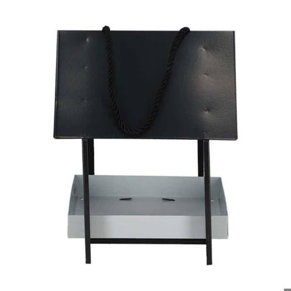 Hängande fågelmatare antracit/vit - Esschert Design