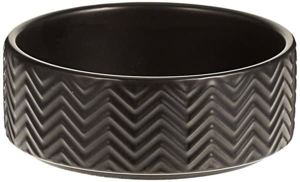 Skål - skål - skåltillbehör - skåltillbehör Trixie - 25020 - Skål, keramik, 0,4 l/ 13 cm, Svart