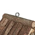 Miniatyrbild 6 av 6: Relaxdays Fågelmatare, trähus, hängande koja, fågelholk, trädgård, HxBxD 22,5 x 17 x 13,5 cm, nature