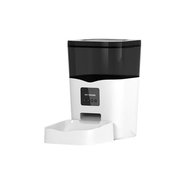 Cat Feeder Sponge Vit Svart