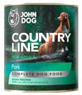 Miniatyrbild 3 av 4: JOHN DOG COUNTRY LINE våtfoder för hundar med fläsk 800 g