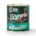 Miniatyrbild 4 av 4: JOHN DOG COUNTRY LINE våtfoder för hundar med fläsk 800 g