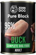 Miniatyrbillede 1 af 3: JOHN DOG PURE BLACK vådfoder til hunde AND 400 g