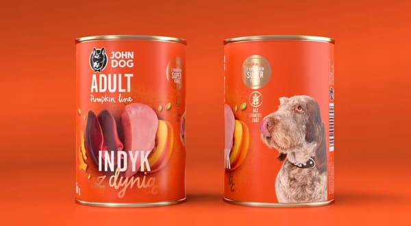 JOHN DOG PUMPKIN våtfoder för hundar KALKON MED PUMPA 400 g