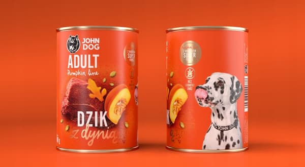 JOHN DOG PUMPKIN våtfoder för hundar VILDSVIN MED PUMPA 400 g