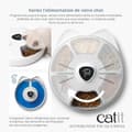 Pikkukuva 2 / 6: Ansluten kattmatsautomat - CATIT - PIXI SMART - 6 x 170ml - LCD-pekskärm - Med kylpåsar