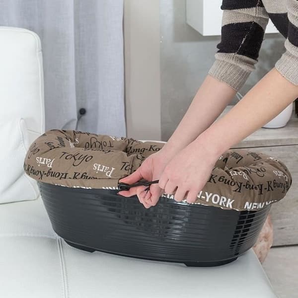 Soffkorg 4 - Celeste - Liten - Oval - Inomhus - Separat kudde