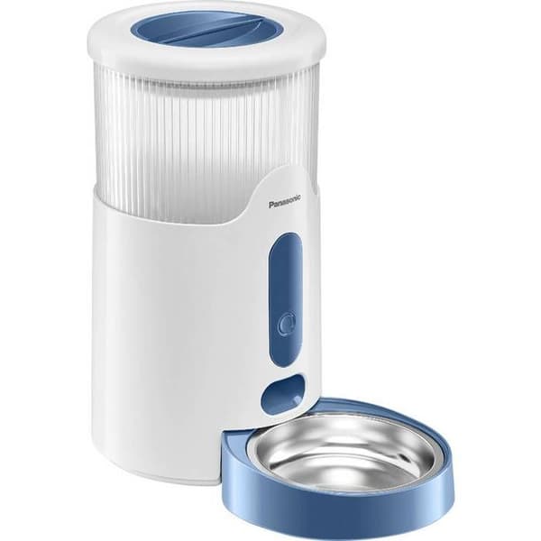Panasonic Foderautomat för husdjur med intelligent app-styrning Matdispenser vit, blå 1 st(s)