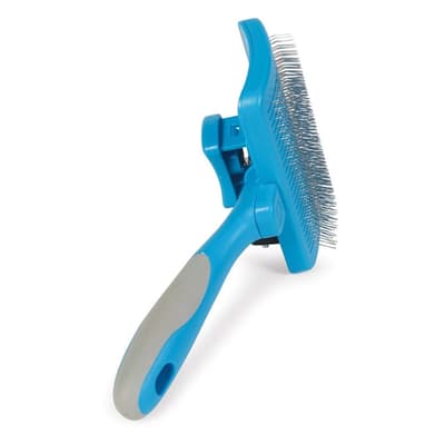 Ancol Ergo Grooming Range Pet Self Cleaning Slicker Brush