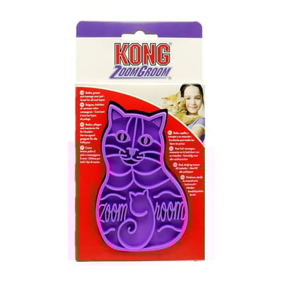 KONG Zoom Groom Rubber Cat Groomer Brush