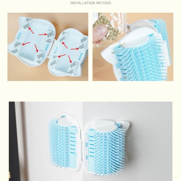 INF Lemmikkieläinten hoitoharjakulma Scratch Self Massage Comb