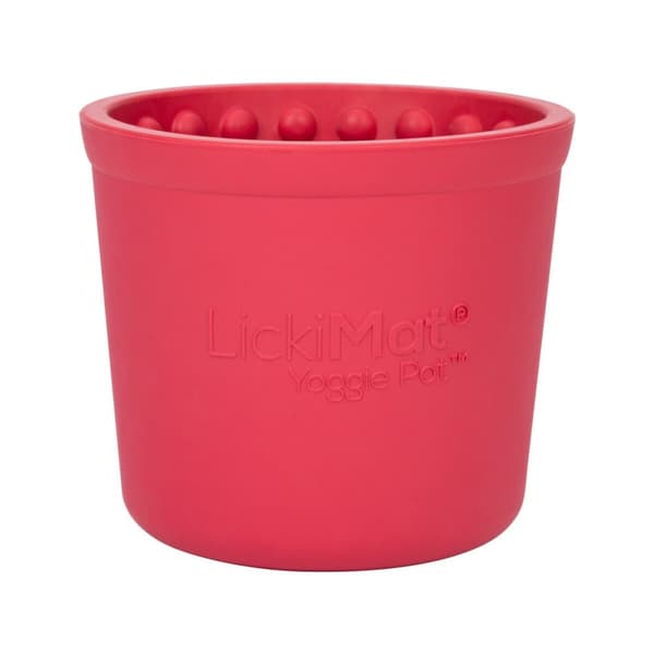 Hundmatare Lickimat Rosa Gummi