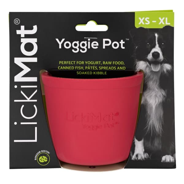 Hundmatare Lickimat Rosa Gummi