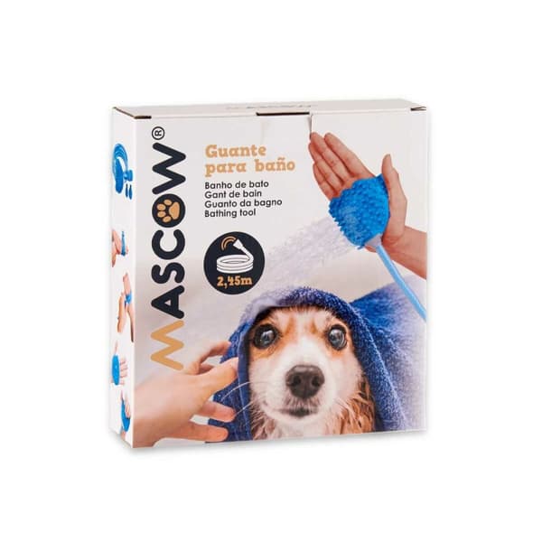 Pet Badning Handske Blå (6 enheder)