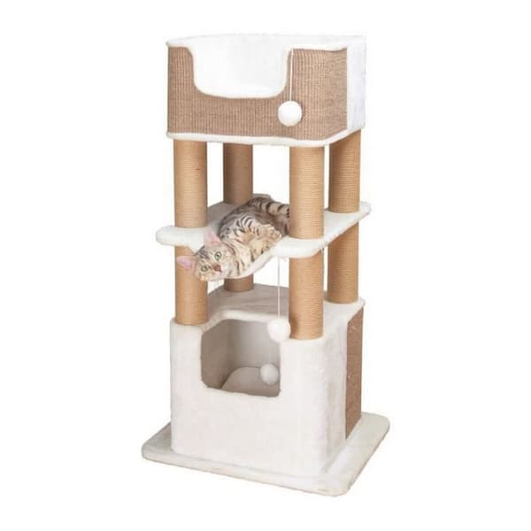 Raapimapuu kissalle Trixie Lucano Puut Sisal Valkoinen (110 cm)
