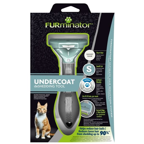 Borste Furminator FUR151296 Katt Liten Svart