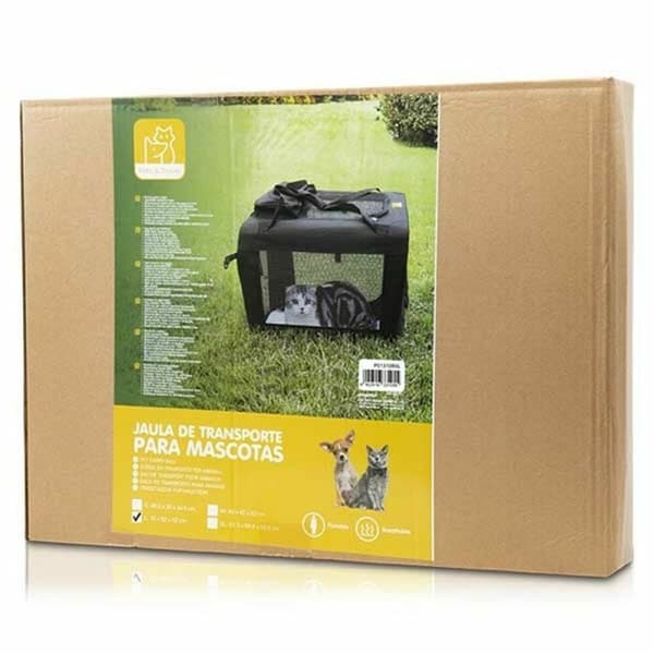 Pet Transport Cage PS1310BKM Svart (Storlek M)