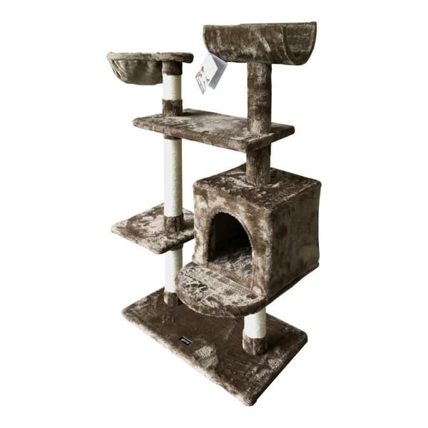 Skrapepost for katter Gloria Jarama Tre Brun Papir Sisal (35 x 100 x 60 cm)