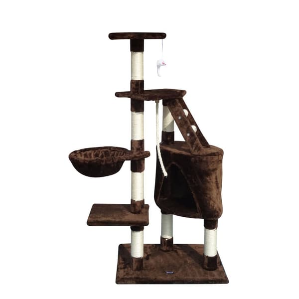 Katteskrapetre Gloria 55 x 40 x 120 cm Brun Tre Papir Sisal