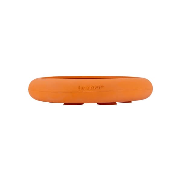 Koiran ruoka-annostelija Lickimat Orange Kumi Moderni