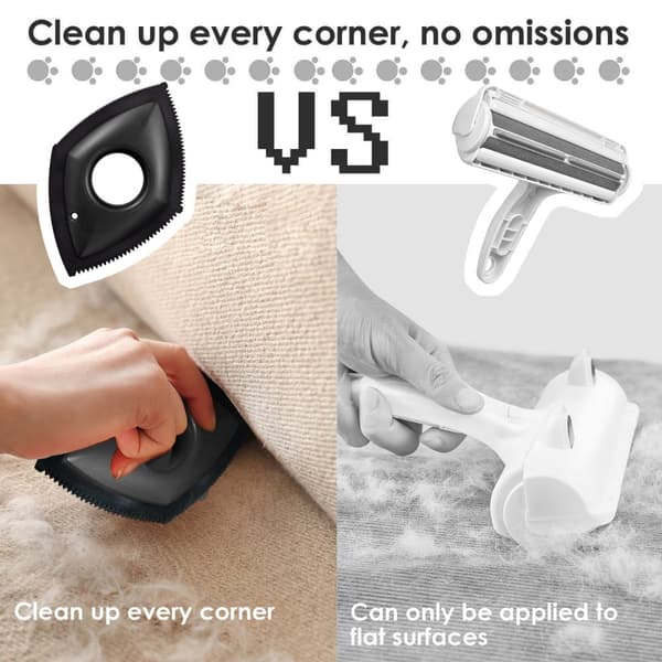 INF Pet Hair Remover Brush C9 - Svart
