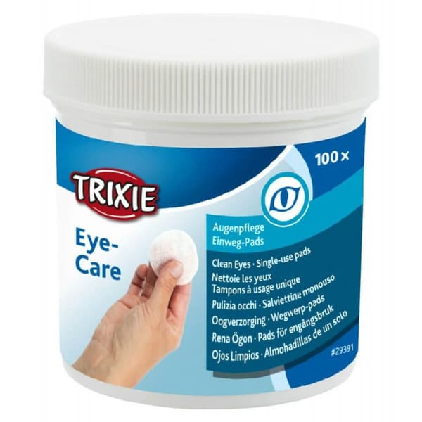 Vådservietter Trixie Øjne 100 enheder
