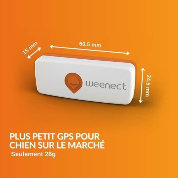 Häviötön paikallistin Weenect Weenect XS GPS Valkoinen