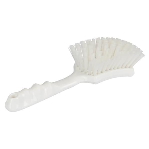 Kerbl kortskaftsborste - vit - 14 cm