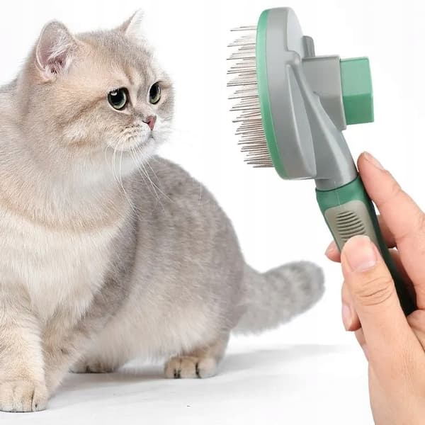 SELVRENSENDE HÅRBØRSTE TIL HUNDE OG KATTE