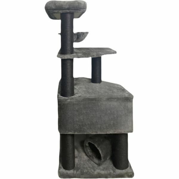 Kradsebrætter til katte Guily Dark Grå Polyester Jute plys Træ Metal Papir Stål Træ MDF Sisal (1 enheder)
