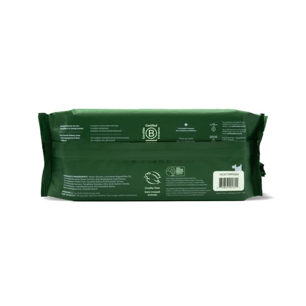Kosteusliinat lemmikille Earth Rated Laventeli (60 Kappaletta)
