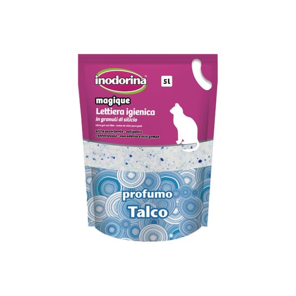Kissanhiekka Inodorina Magique Talco Talkki 5 L