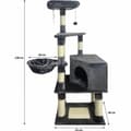 Miniatyrbilde 6 av 6: Skrapepost for katter SWIFTY Dark Grå Sisal