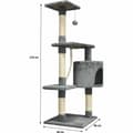 Miniatyrbilde 6 av 6: Skrapepost for katter Paloma Dark Grå Polyester Plysj Tre (1 enheter)