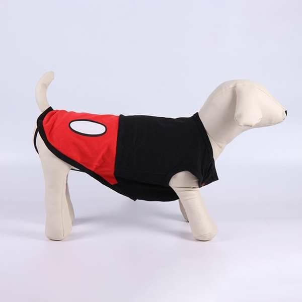 Hund T-shirt Mickey Mouse Rød