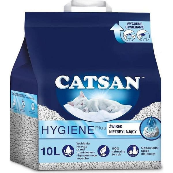 Kattsand Catsan 10 L Vit Kvarts
