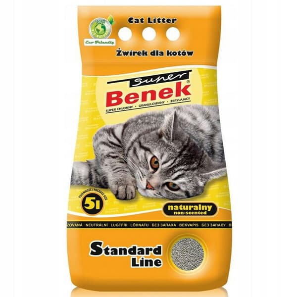 Kattegrus Super Benek Standard Natural 5 L