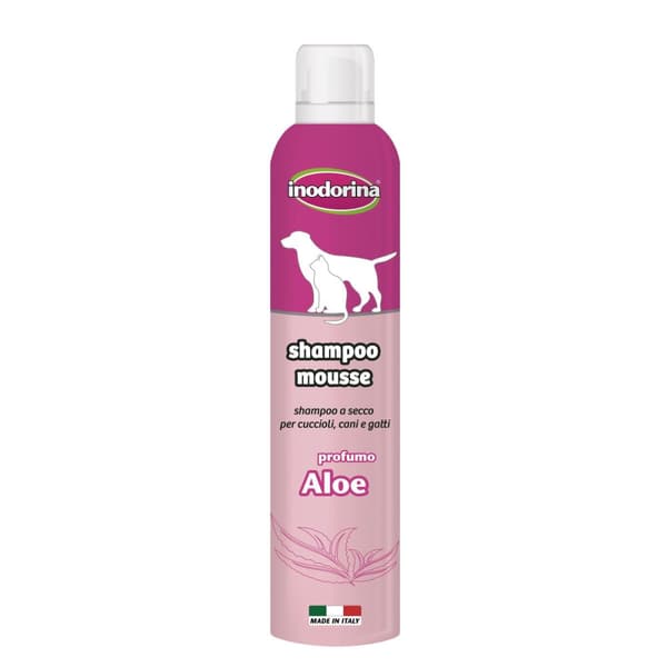 Husdjurschampo Inodorina 300 ml Skum Aloe Vera