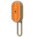 Miniatyrbillede 1 af 4: INF Kæledyrsspray Massagebørste - Skånsom Pleje til Katte & Hunde Orange