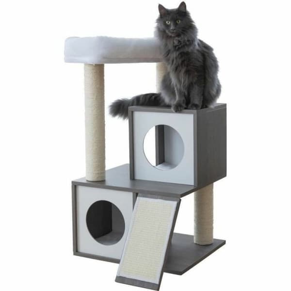 Kradsebrætter til katte Kerbl Grå Hvid/Sort Sisal