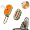 Miniatyrbild 1 av 8: OBOSOE Ångborste för Katt & Hund – Husdjursvårdsborste med Ånga & Massagefunktion
