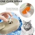 Miniatyrbild 3 av 8: OBOSOE Ångborste för Katt & Hund – Husdjursvårdsborste med Ånga & Massagefunktion