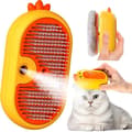 Miniatyrbild 1 av 7: OBOSOE Ångborste för Katt & Hund – Husdjursvårdsborste med Ånga & Självrengöringsfunktion