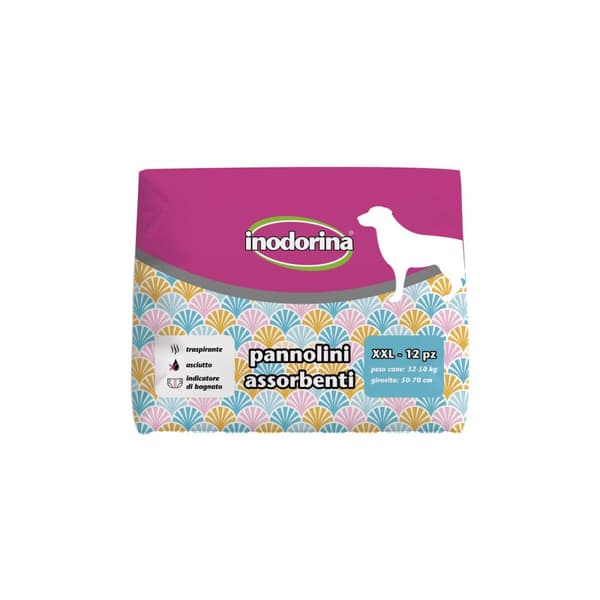 Engångsblöjor Inodorina 50 + 70 cm 12 antal