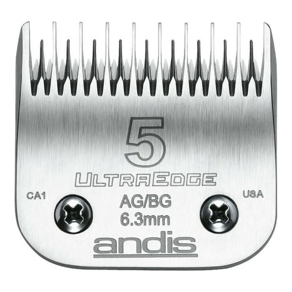 Barberblade Andis 5 Stål Chromsalt